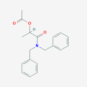 1-(Dibenzylamino)-1-oxopropan-2-yl acetate