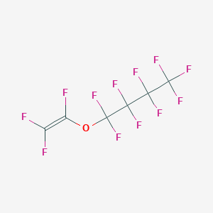 B14727837 1,1,1,2,2,3,3,4,4-Nonafluoro-4-[(trifluoroethenyl)oxy]butane CAS No. 13782-76-8