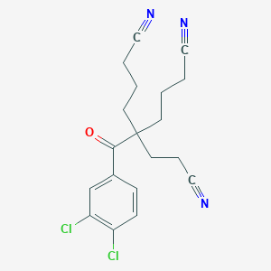 5-(2-Cyanoethyl)-5-(3,4-dichlorobenzoyl)nonanedinitrile