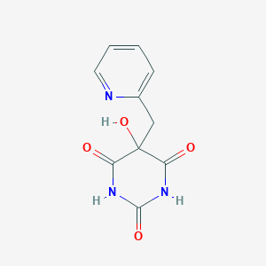 5-Hydroxy-5-(pyridin-2-ylmethyl)-1,3-diazinane-2,4,6-trione