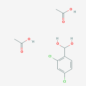 Acetic acid;(2,4-dichlorophenyl)methanediol