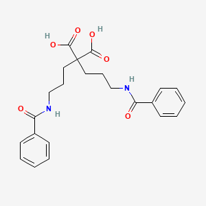 2,2-Bis(3-benzamidopropyl)propanedioic acid