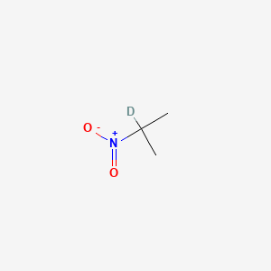 molecular formula C3H7NO2 B14728417 Propane, 2-deutero-2-nitro- CAS No. 13224-31-2