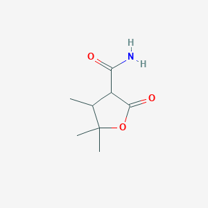 4,5,5-Trimethyl-2-oxotetrahydrofuran-3-carboxamide