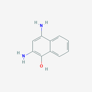 molecular formula C10H10N2O B14728489 2,4-Diaminonaphthalen-1-ol CAS No. 6532-66-7