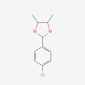 2-(4-Chlorophenyl)-4,5-dimethyl-1,3-dioxolane