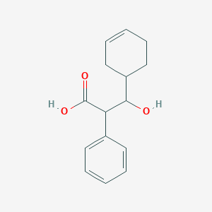 3-Cyclohex-3-en-1-yl-3-hydroxy-2-phenylpropanoic acid