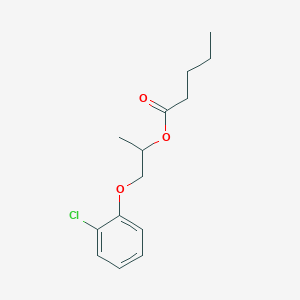 1-(2-Chlorophenoxy)propan-2-yl pentanoate