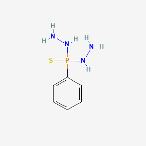 Phosphonothioic dihydrazide, P-phenyl-