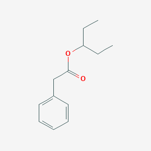 molecular formula C13H18O2 B14728609 Pentan-3-yl phenylacetate CAS No. 5436-62-4