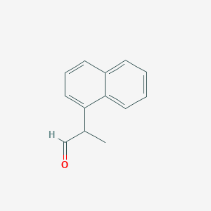 molecular formula C13H12O B147287 2-(萘-1-基)丙醛 CAS No. 52417-52-4