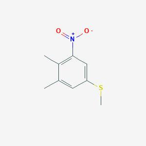 1,2-Dimethyl-5-(methylsulfanyl)-3-nitrobenzene