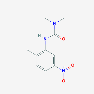 molecular formula C10H13N3O3 B1472880 3,3-二甲基-1-(2-甲基-5-硝基苯基)脲 CAS No. 1696207-04-1