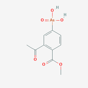 (3-Acetyl-4-methoxycarbonylphenyl)arsonic acid