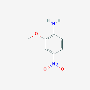 molecular formula C7H8N2O3 B147289 2-甲氧基-4-硝基苯胺 CAS No. 97-52-9