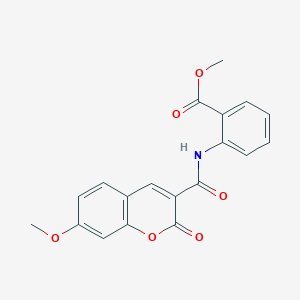 Methyl 2-[(7-methoxy-2-oxo-chromene-3-carbonyl)amino]benzoate