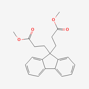 9H-Fluorene-9,9-dipropanoic acid, dimethyl ester