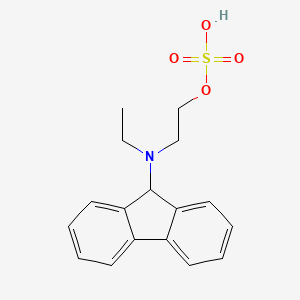 2-[Ethyl(9h-fluoren-9-yl)amino]ethyl hydrogen sulfate