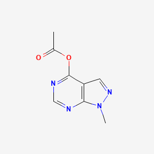 (1-Methylpyrazolo[3,4-d]pyrimidin-4-yl) acetate