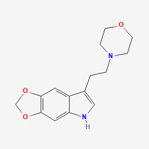 7-[2-(Morpholin-4-yl)ethyl]-2H,5H-[1,3]dioxolo[4,5-f]indole