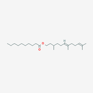 (E)-3,7,11-Trimethyldodeca-6,10-dien-1-yl decanoate