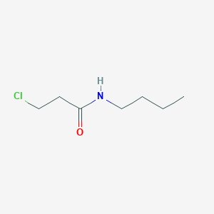 Propanamide, N-butyl-3-chloro-