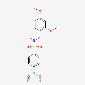(4-(N-(2,4-dimethoxybenzyl)sulfamoyl)phenyl)boronic acid