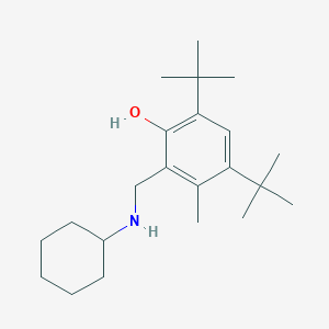 4,6-Di-tert-butyl-2-[(cyclohexylamino)methyl]-3-methylphenol