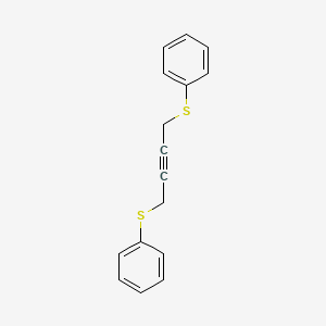 4-Phenylsulfanylbut-2-ynylsulfanylbenzene