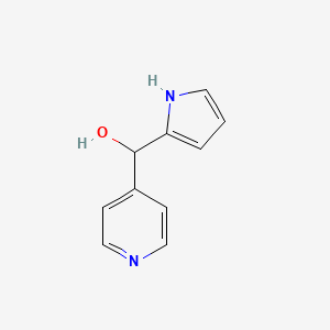 molecular formula C10H10N2O B1472951 Pyridin-4-yl(1H-pyrrol-2-yl)methanol CAS No. 1359828-89-9