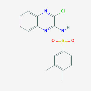 N-(3-chloroquinoxalin-2-yl)-3,4-dimethylbenzenesulfonamide