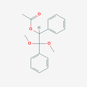 2,2-Dimethoxy-1,2-diphenylethyl acetate