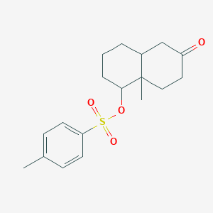 8a-Methyl-6-oxodecahydronaphthalen-1-yl 4-methylbenzenesulfonate