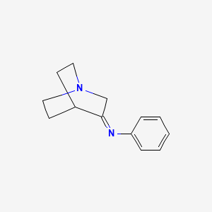 (3Z)-N-Phenyl-1-azabicyclo[2.2.2]octan-3-imine