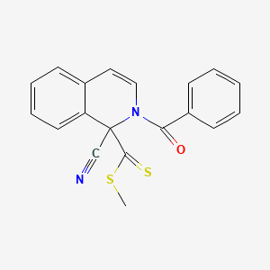 Methyl 2-benzoyl-1-cyano-1,2-dihydroisoquinoline-1-carbodithioate