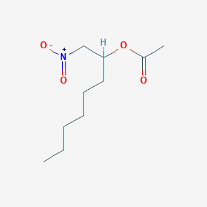 1-Nitrooctan-2-yl acetate