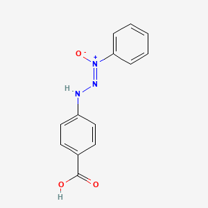 3-Hydroxy-3-phenyl-1-p-carboxyphenyltriazene