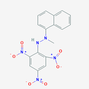 1-Methyl-1-(naphthalen-1-yl)-2-(2,4,6-trinitrophenyl)hydrazine