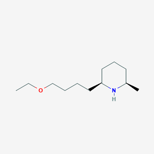 (2R,6R)-2-(4-Ethoxybutyl)-6-methylpiperidine