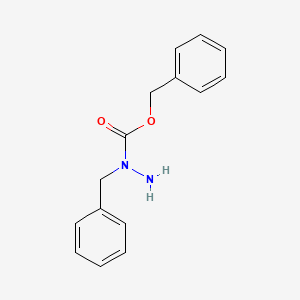 Hydrazinecarboxylic acid, 1-(phenylmethyl)-, phenylmethyl ester