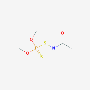 N-dimethoxyphosphinothioylsulfanyl-N-methylacetamide