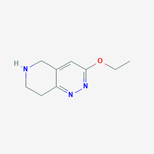molecular formula C9H13N3O B1473004 3-Ethoxy-5,6,7,8-tetrahydropyrido[4,3-c]pyridazine CAS No. 1936661-11-8