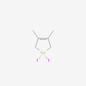 1H-Germole, 2,5-dihydro-1,1-diiodo-3,4-dimethyl-