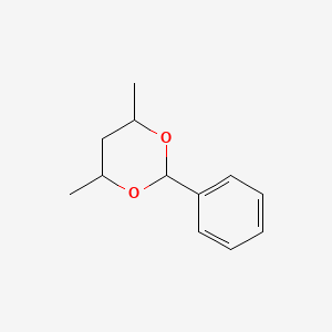 molecular formula C12H16O2 B14730180 4,6-Dimethyl-2-phenyl-1,3-dioxane CAS No. 6413-73-6