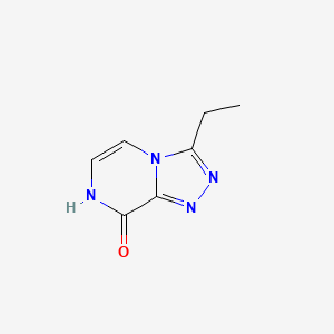 molecular formula C7H8N4O B1473031 3-ethyl-[1,2,4]triazolo[4,3-a]pyrazin-8(7H)-one CAS No. 1934493-61-4