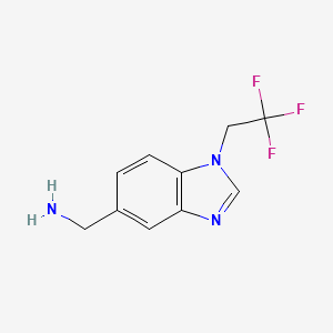 (1-(2,2,2-trifluoroethyl)-1H-benzo[d]imidazol-5-yl)methanamine