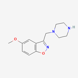 5-Methoxy-3-(piperazin-1-ylmethyl)benzo[d]isoxazole