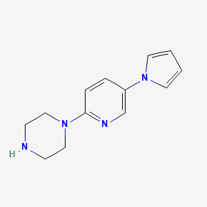 1-(5-(1H-pyrrol-1-yl)pyridin-2-yl)piperazine