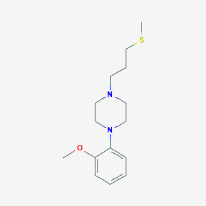 1-(2-Methoxyphenyl)-4-(3-methylsulfanylpropyl)piperazine