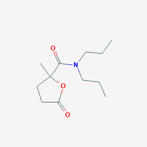 2-methyl-5-oxo-N,N-dipropyloxolane-2-carboxamide